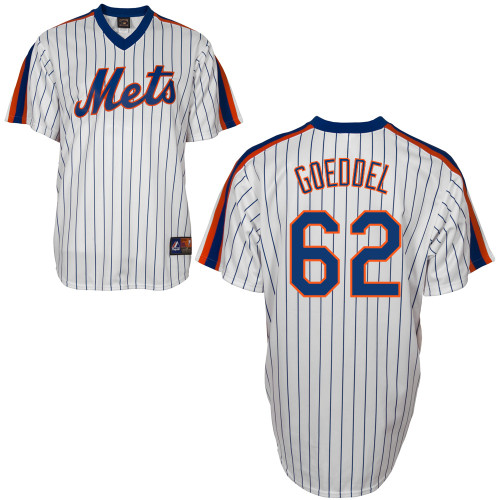 Erik Goeddel #62 mlb Jersey-New York Mets Women's Authentic Home Alumni Association Baseball Jersey